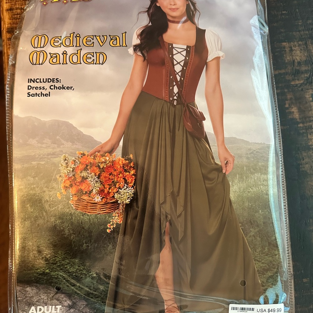 Medieval Maiden Costume Dress